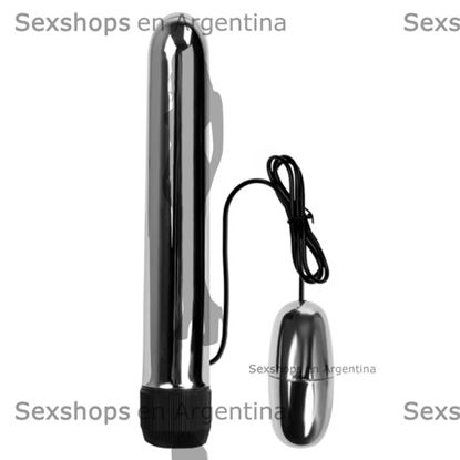 Vibrador rigido con bala vibradora externa